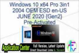 Windows 10 X64 Enterprise 2004 OFF19 en-US JUNE 2020 {Gen2}
