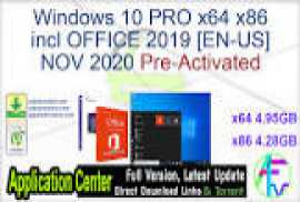 Windows 10 Pro 20H1 With Office 2019 Preactivated Oct 2020 -